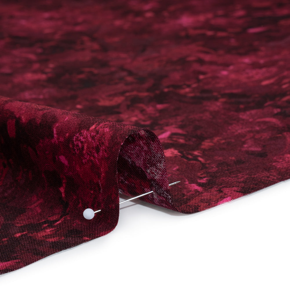 Printed Quilting Cotton by Deborah Edwards for Northcott Studio - Cabernet Painterly Abstract - Chroma Collection - Detail Printed Quilting Cotton by Deborah Edwards for Northcott Studio - Cabernet Painterly Abstract - Chroma Collection - Detail