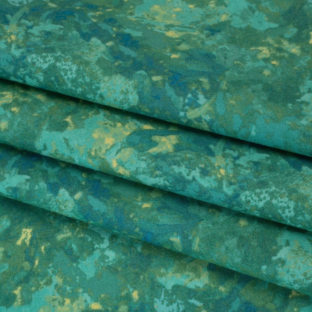Printed Quilting Cotton by Deborah Edwards for Northcott Studio - Bayou Painterly Abstract - Chroma Collection Folded Printed Quilting Cotton by Deborah Edwards for Northcott Studio - Bayou Painterly Abstract - Chroma Collection Folded