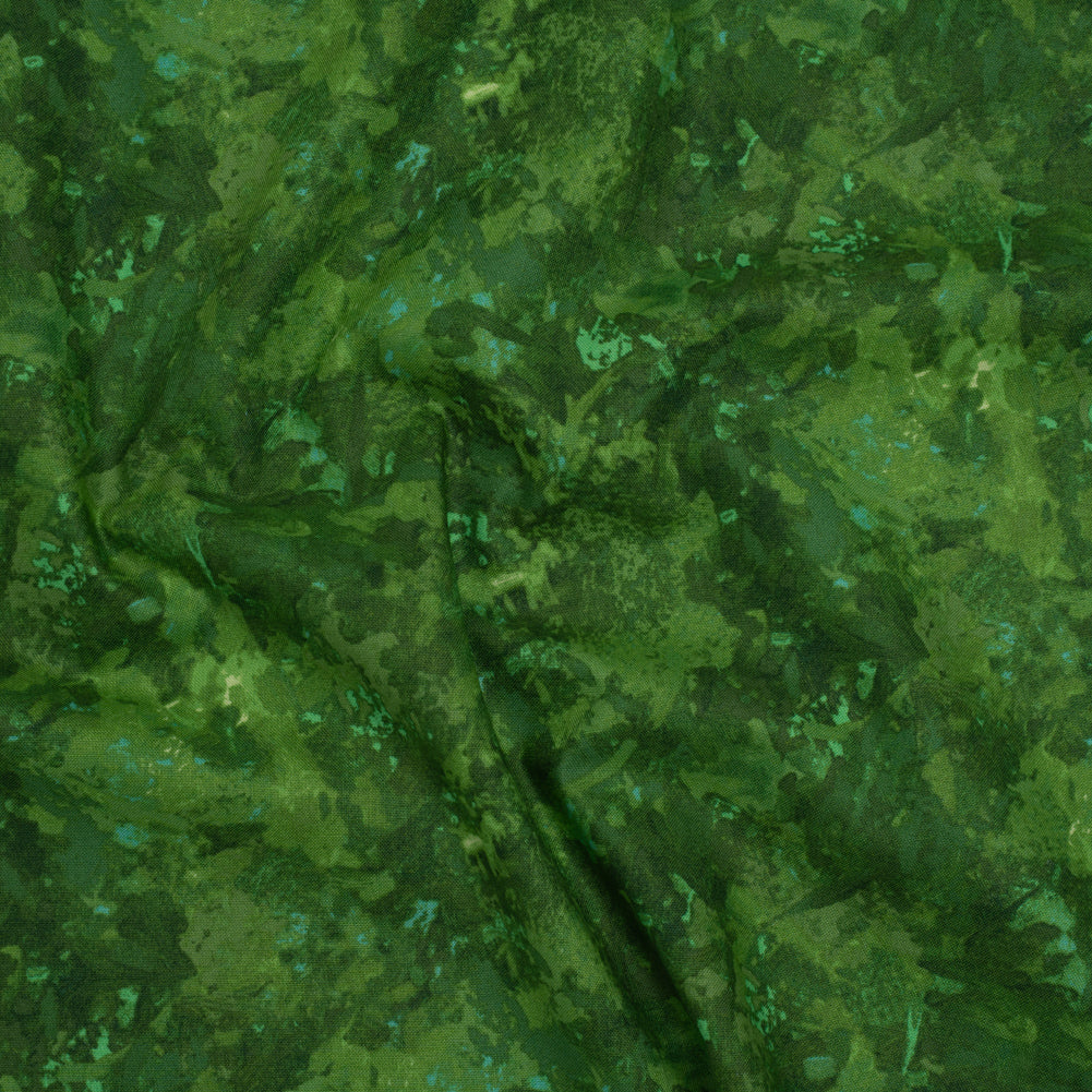 Printed Quilting Cotton by Deborah Edwards for Northcott Studio - Rainforest Painterly Abstract - Chroma Collection Printed Quilting Cotton by Deborah Edwards for Northcott Studio - Rainforest Painterly Abstract - Chroma Collection