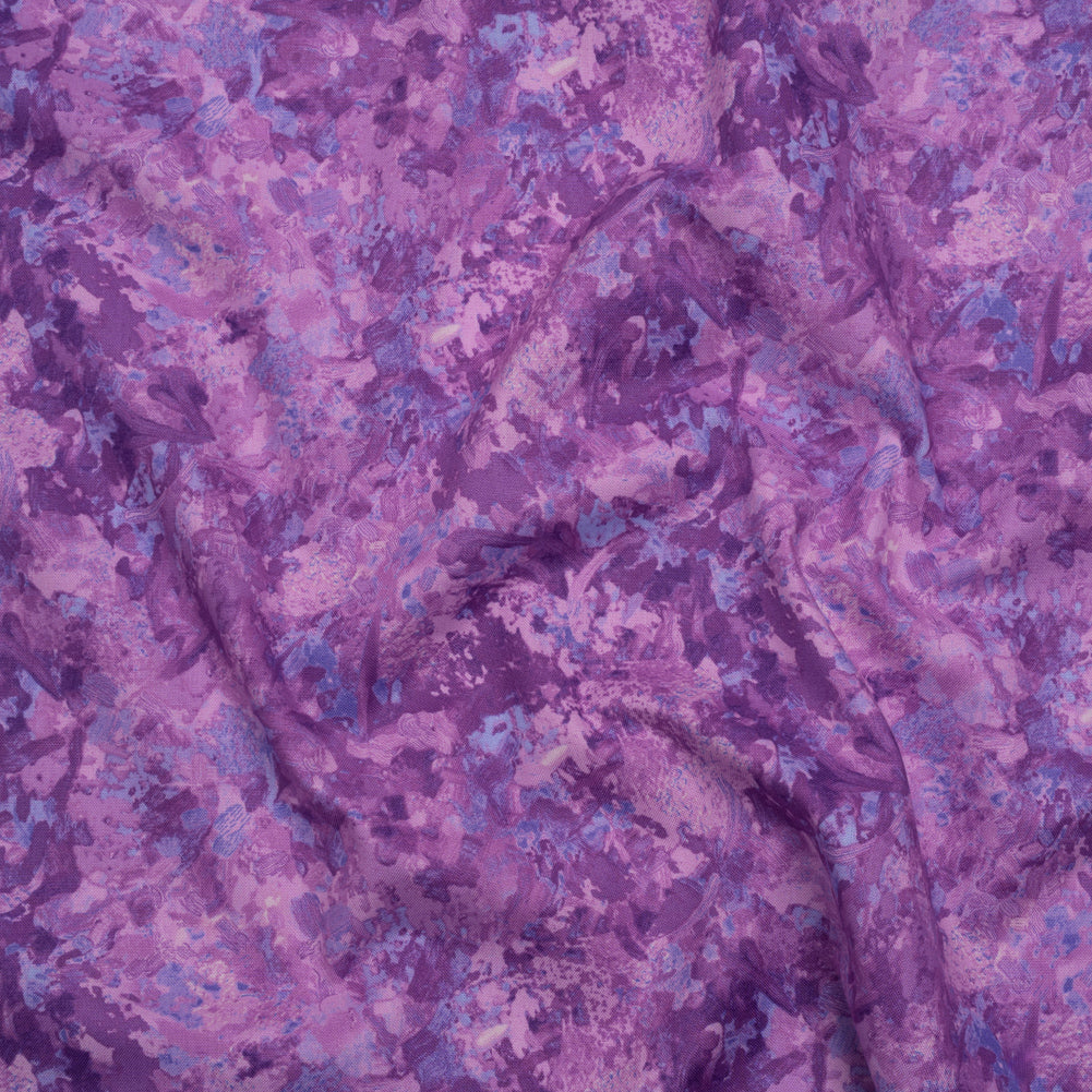 Printed Quilting Cotton by Deborah Edwards for Northcott Studio - Orchid Painterly Abstract - Chroma Collection Printed Quilting Cotton by Deborah Edwards for Northcott Studio - Orchid Painterly Abstract - Chroma Collection
