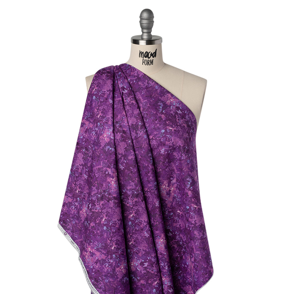 Printed Quilting Cotton by Deborah Edwards for Northcott Studio - Magenta Painterly Abstract - Chroma Collection Drape Printed Quilting Cotton by Deborah Edwards for Northcott Studio - Magenta Painterly Abstract - Chroma Collection Drape