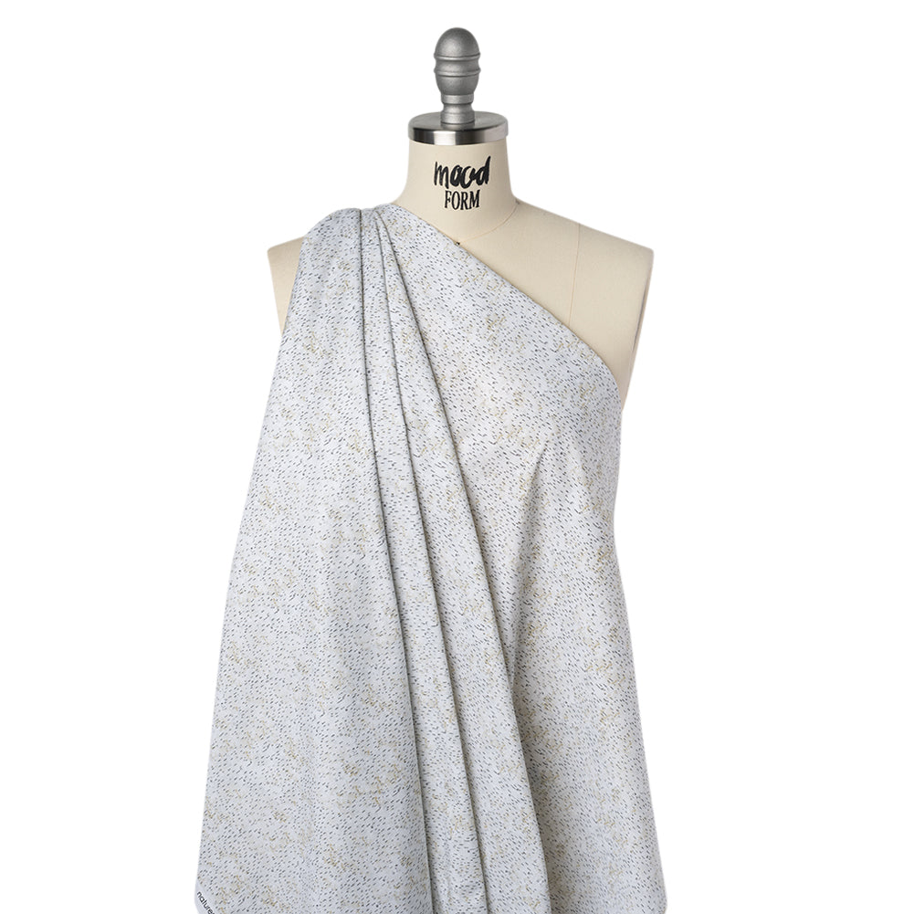 Printed Quilting Cotton by Northcott Studio - Light Gray Birch Bark - Naturescapes Collection Drape Printed Quilting Cotton by Northcott Studio - Light Gray Birch Bark - Naturescapes Collection Drape