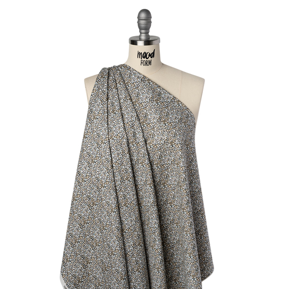 Printed Quilting Cotton by Northcott Studio - Mid Gray Pebbles - Naturescapes Collection - Drape Printed Quilting Cotton by Northcott Studio - Mid Gray Pebbles - Naturescapes Collection - Drape