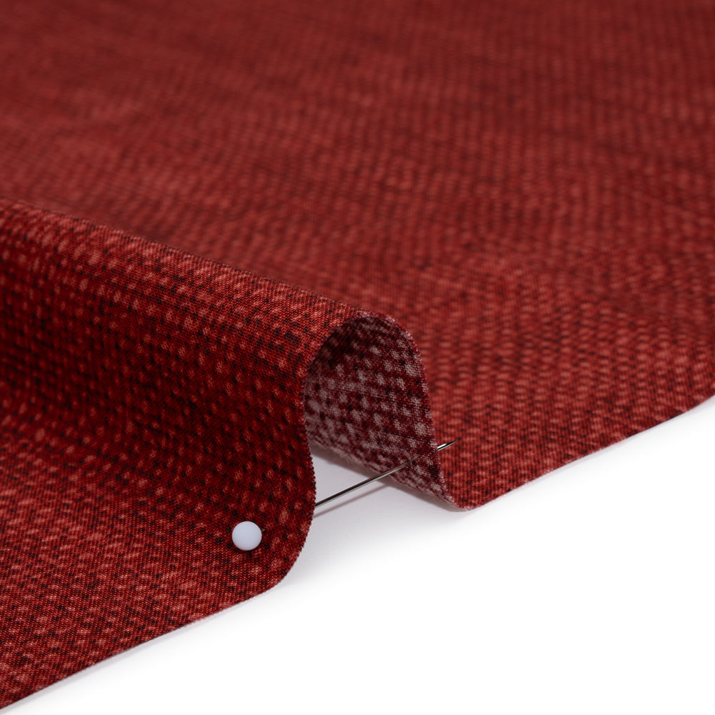 Printed Quilting Cotton by Northcott Studio - Apple Canvas Textured - Linen Basics Collection Detail Printed Quilting Cotton by Northcott Studio - Apple Canvas Textured - Linen Basics Collection Detail