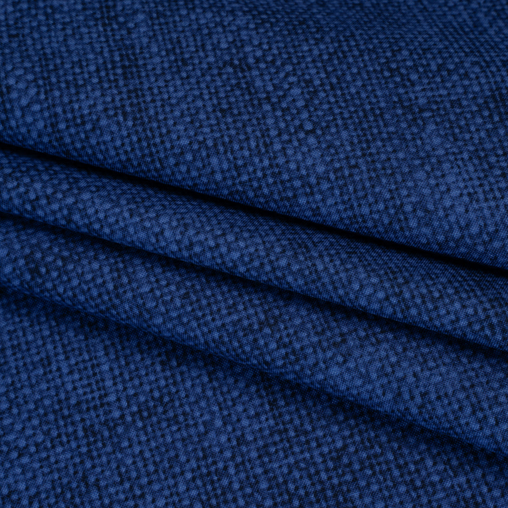 Printed Quilting Cotton by Northcott Studio - Navy Canvas Textured - Linen Basics Collection Folded Printed Quilting Cotton by Northcott Studio - Navy Canvas Textured - Linen Basics Collection Folded