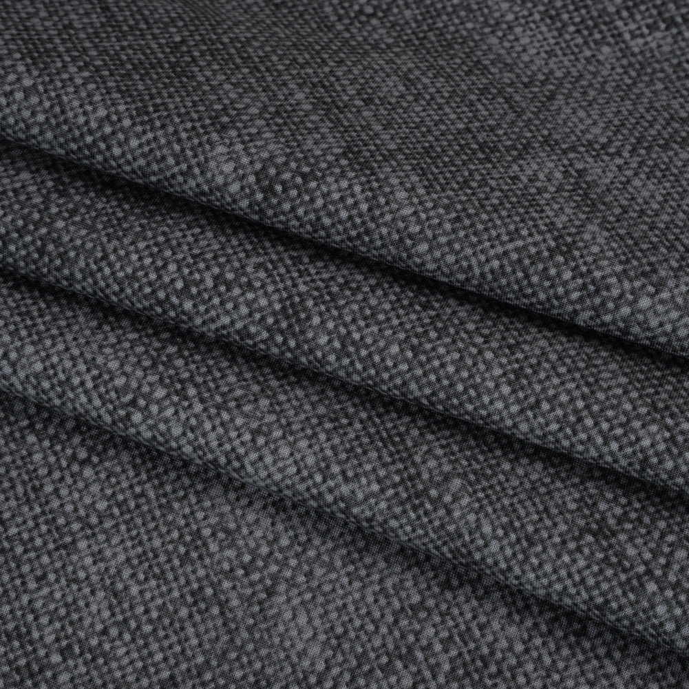 Printed Quilting Cotton by Northcott Studio - Charcoal Canvas Textured - Linen Basics Collection - Folded Printed Quilting Cotton by Northcott Studio - Charcoal Canvas Textured - Linen Basics Collection - Folded