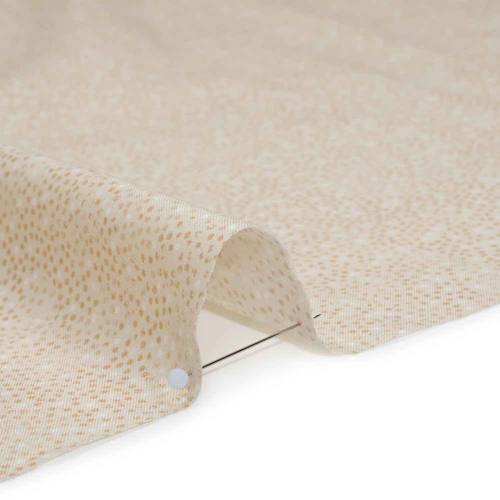 Printed Quilting Cotton by Patrick Lose for Northcott - Natural Ditsy Dots - Tonal Trios Collection Printed Quilting Cotton by Patrick Lose for Northcott - Natural Ditsy Dots - Tonal Trios Collection