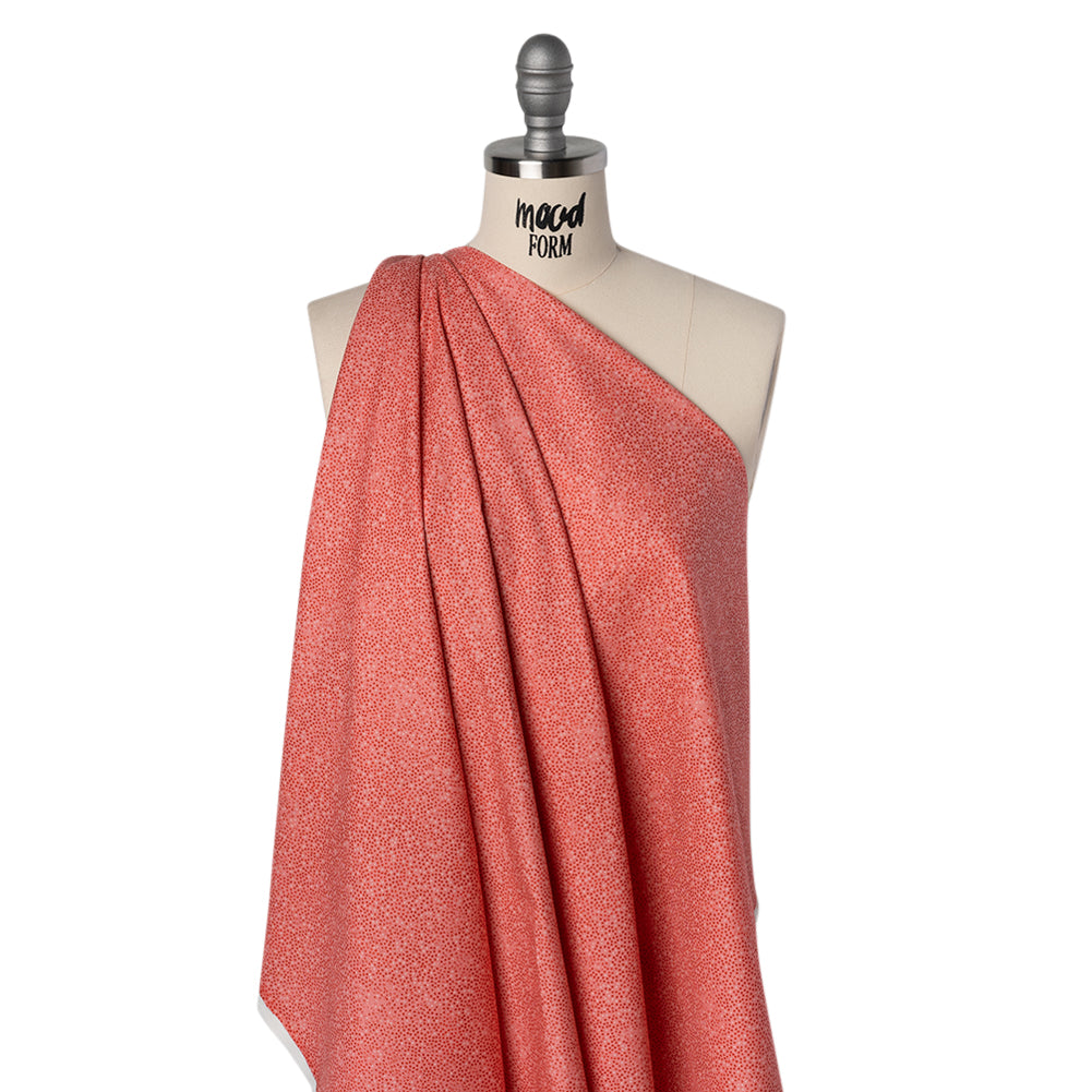 Printed Quilting Cotton by Patrick Lose for Northcott - Blush Ditsy Dots - Tonal Trios Collection Drape Printed Quilting Cotton by Patrick Lose for Northcott - Blush Ditsy Dots - Tonal Trios Collection Drape