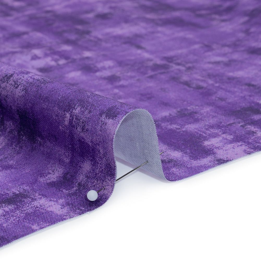 Printed Quilting Cotton by Patrick Lose for Northcott - Mardi Gras Jazzy Painted Texture - Tonal Trios Collection - Detail Printed Quilting Cotton by Patrick Lose for Northcott - Mardi Gras Jazzy Painted Texture - Tonal Trios Collection - Detail