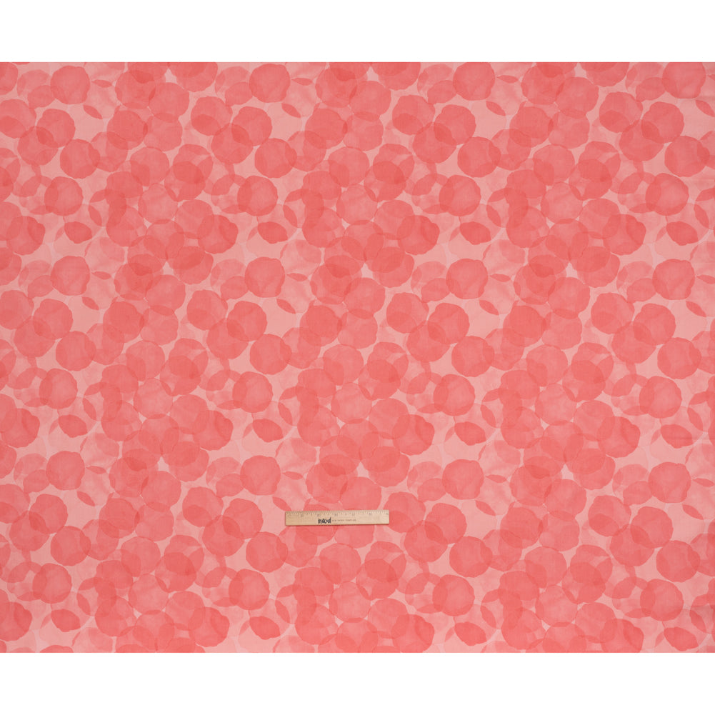 Printed Quilting Cotton by Patrick Lose for Northcott - Pink Lemonade Juicy Watercolor Circles - Tonal Trios Collection - Full Printed Quilting Cotton by Patrick Lose for Northcott - Pink Lemonade Juicy Watercolor Circles - Tonal Trios Collection - Full