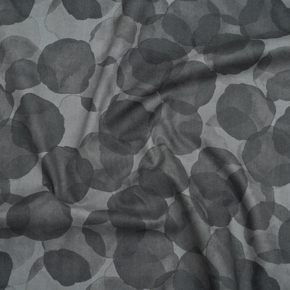 Printed Quilting Cotton by Patrick Lose for Northcott - Ink Juicy Watercolor Circles - Tonal Trios Collection Printed Quilting Cotton by Patrick Lose for Northcott - Ink Juicy Watercolor Circles - Tonal Trios Collection