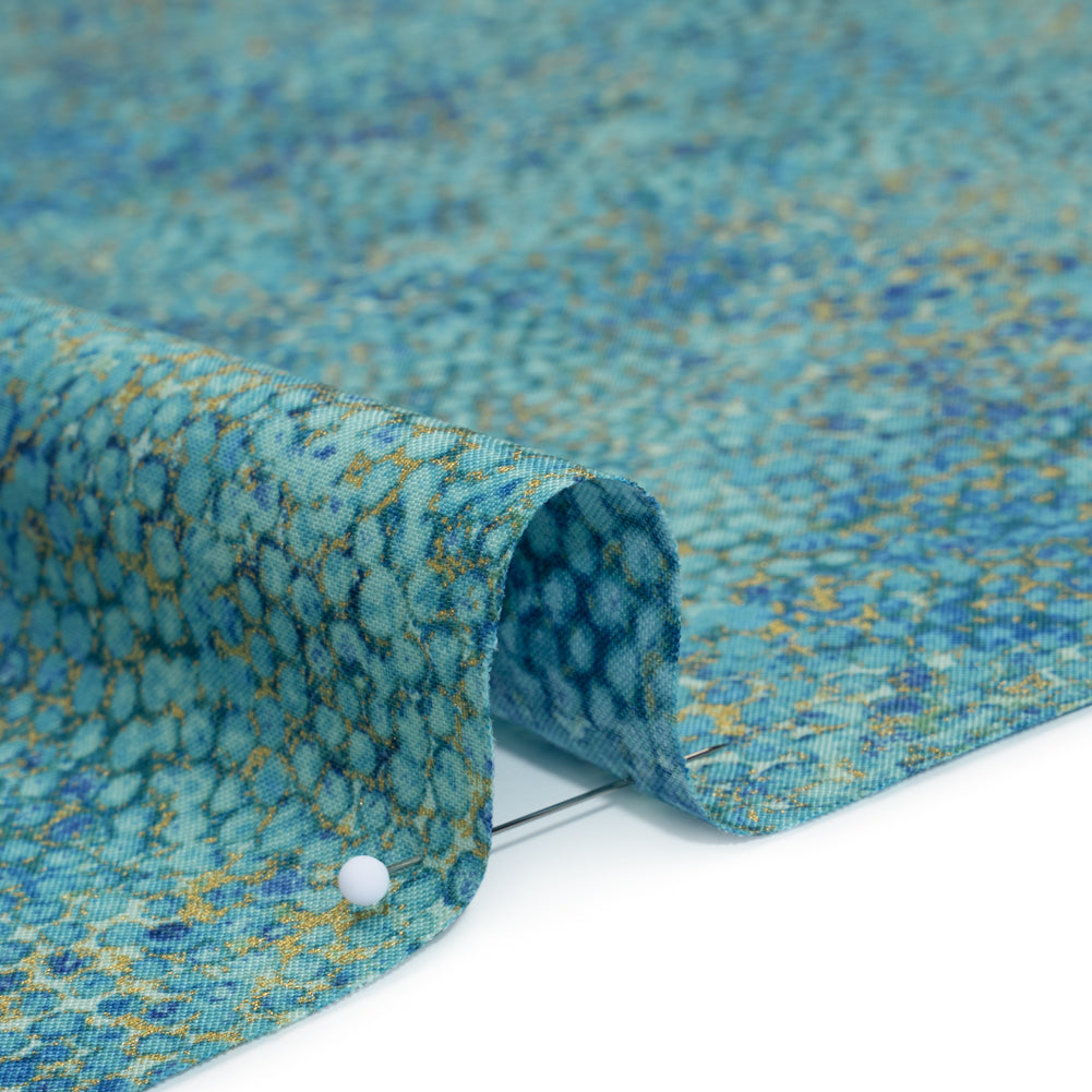 Metallic Printed Quilting Cotton by Northcott - Dusk Pebbles - Shimmer Collection Detail Metallic Printed Quilting Cotton by Northcott - Dusk Pebbles - Shimmer Collection Detail