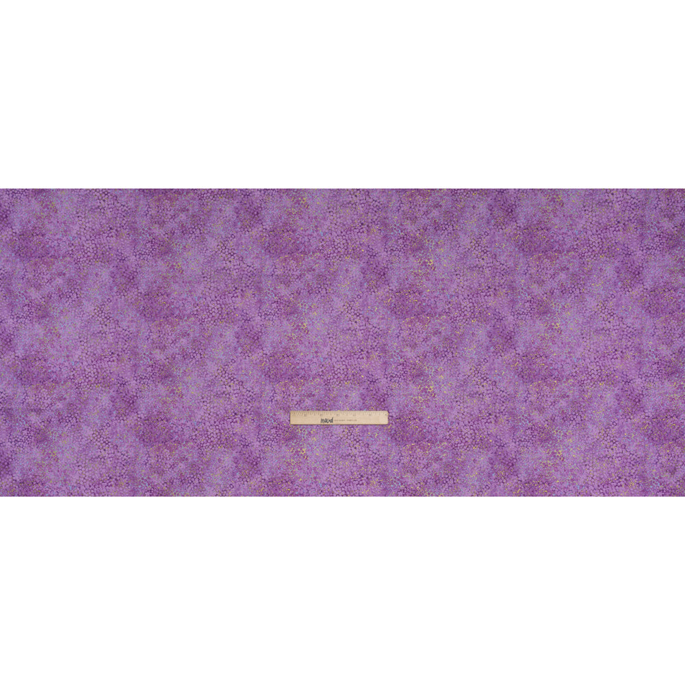 Metallic Printed Quilting Cotton by Northcott - Pansy Pebbles - Shimmer Collection - Full Metallic Printed Quilting Cotton by Northcott - Pansy Pebbles - Shimmer Collection - Full