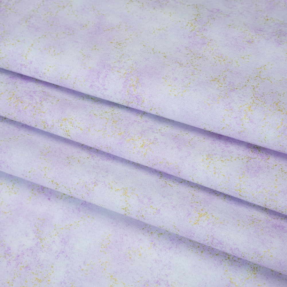 Metallic Printed Quilting Cotton by Northcott - Pansy Speckle - Shimmer Collection Metallic Printed Quilting Cotton by Northcott - Pansy Speckle - Shimmer Collection