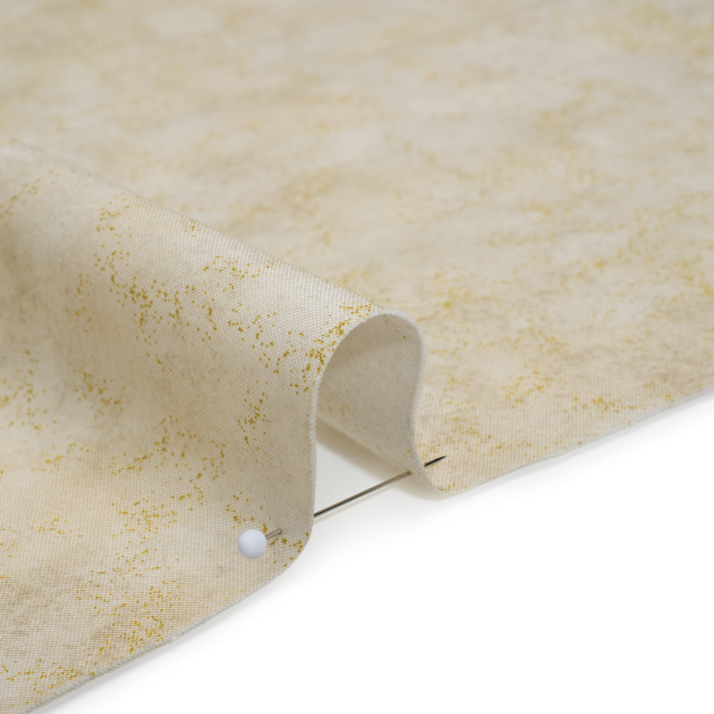 Metallic Printed Quilting Cotton by Northcott - Desert Sand Speckle - Shimmer Collection Metallic Printed Quilting Cotton by Northcott - Desert Sand Speckle - Shimmer Collection