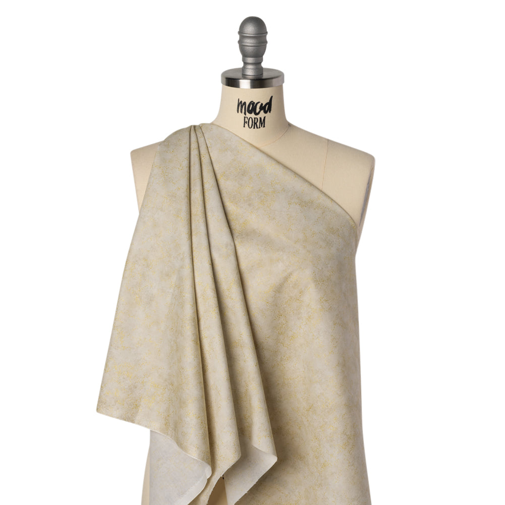 Metallic Printed Quilting Cotton by Northcott - Desert Sand Speckle - Shimmer Collection Metallic Printed Quilting Cotton by Northcott - Desert Sand Speckle - Shimmer Collection