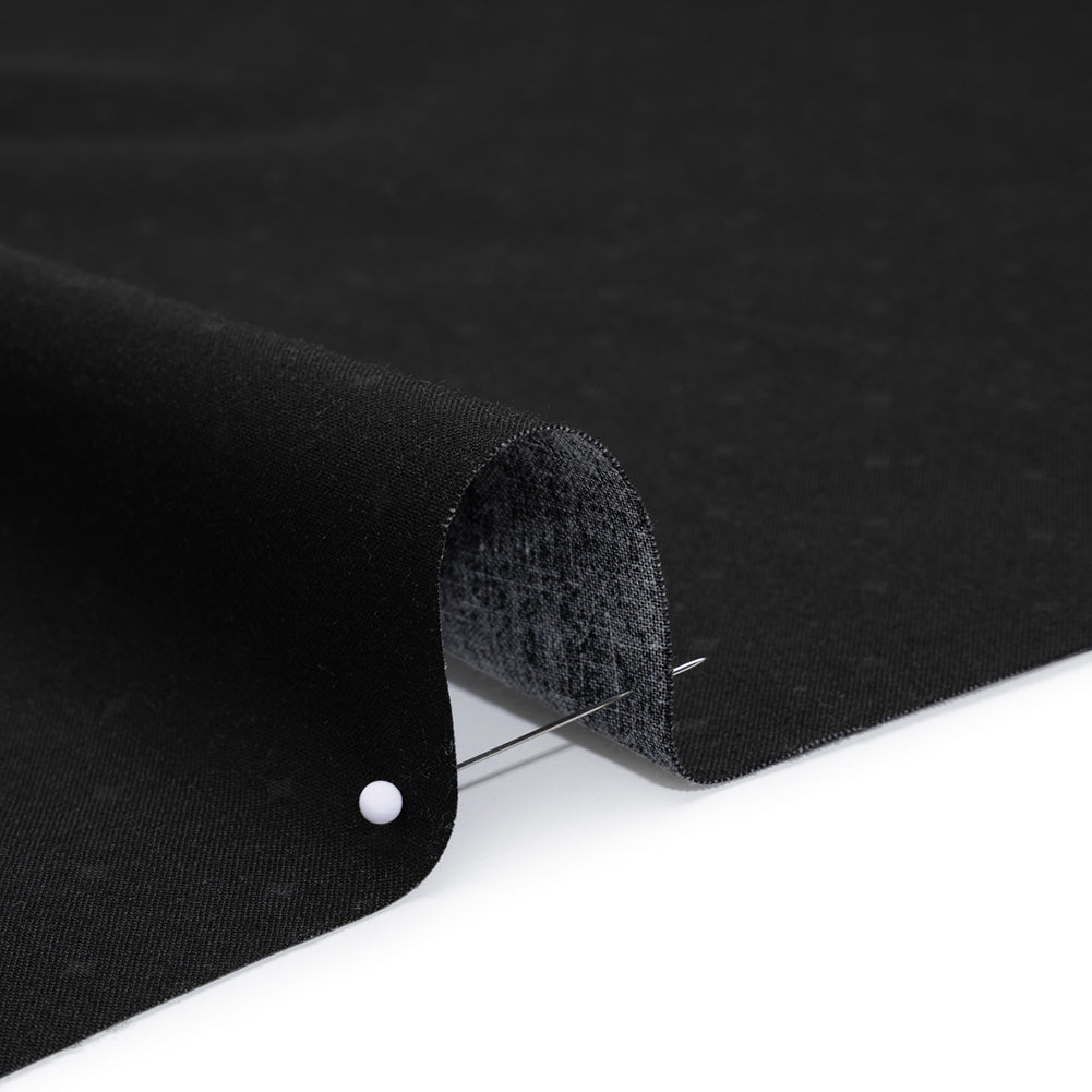 Printed Quilting Cotton by Ghazal Razavi for FIGO Studio - Black on Black Spark - Dusk Collection Printed Quilting Cotton by Ghazal Razavi for FIGO Studio - Black on Black Spark - Dusk Collection