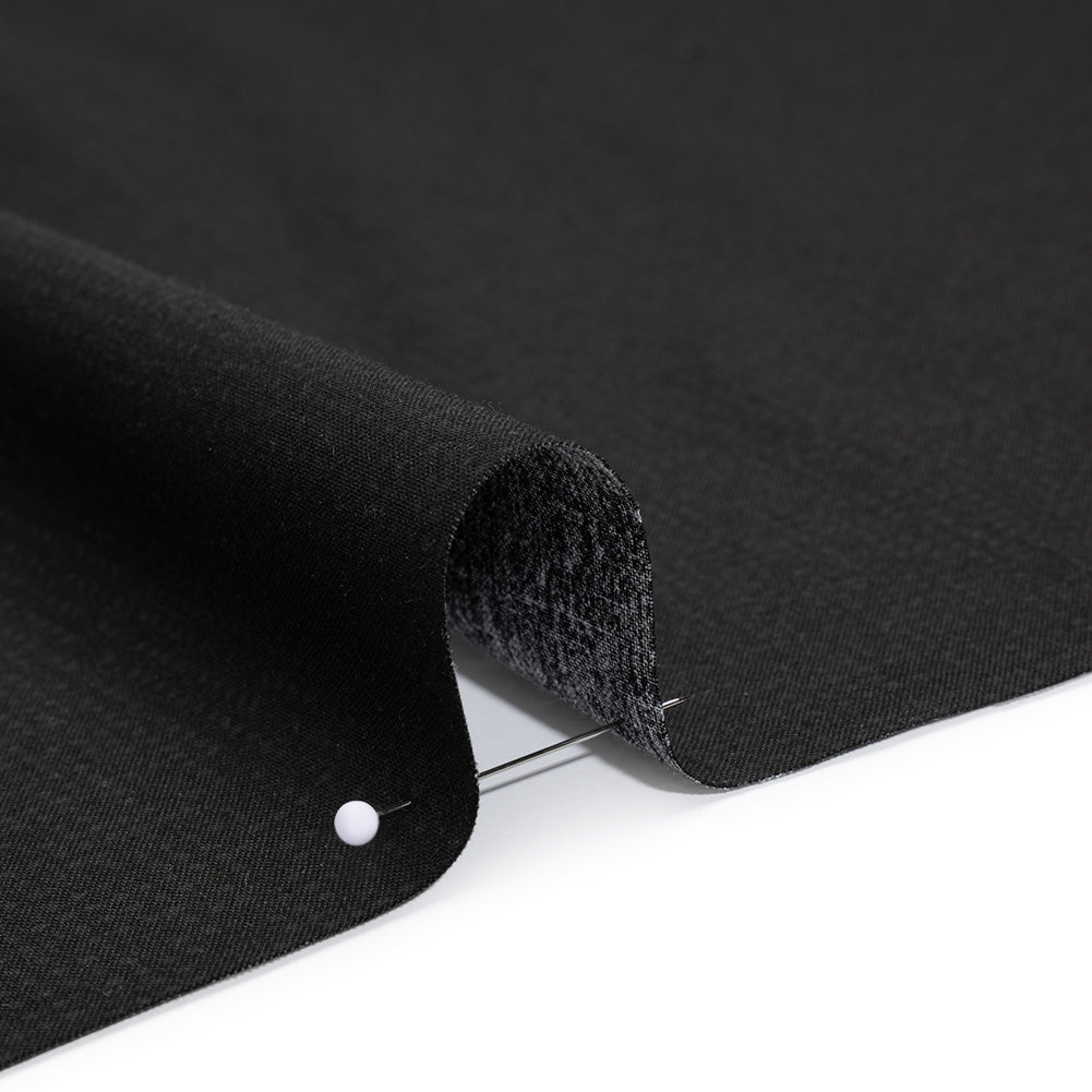 Printed Quilting Cotton by Ghazal Razavi for FIGO Studio - Black on Black Code - Dusk Collection Printed Quilting Cotton by Ghazal Razavi for FIGO Studio - Black on Black Code - Dusk Collection
