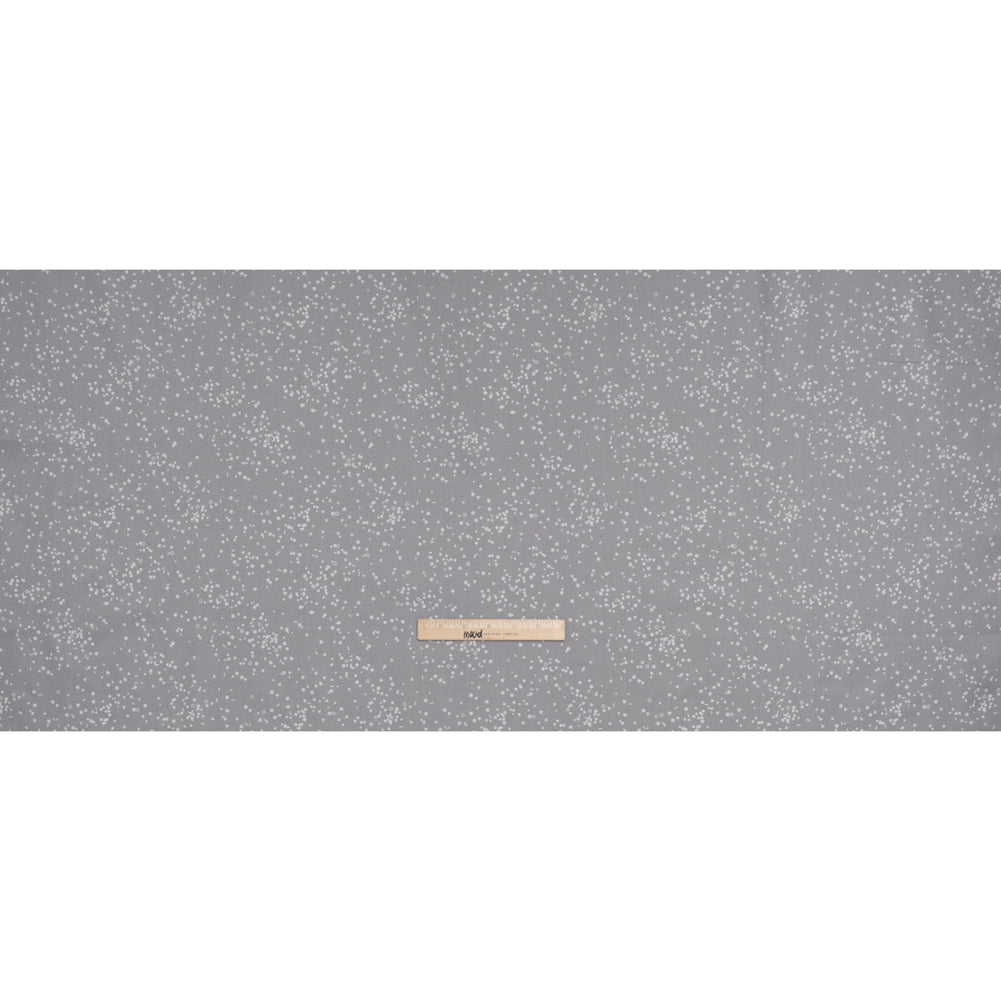 Printed Quilting Cotton by Ghazal Razavi for FIGO Studio - Gray and White Sprinkles - Dewfall Collection Printed Quilting Cotton by Ghazal Razavi for FIGO Studio - Gray and White Sprinkles - Dewfall Collection