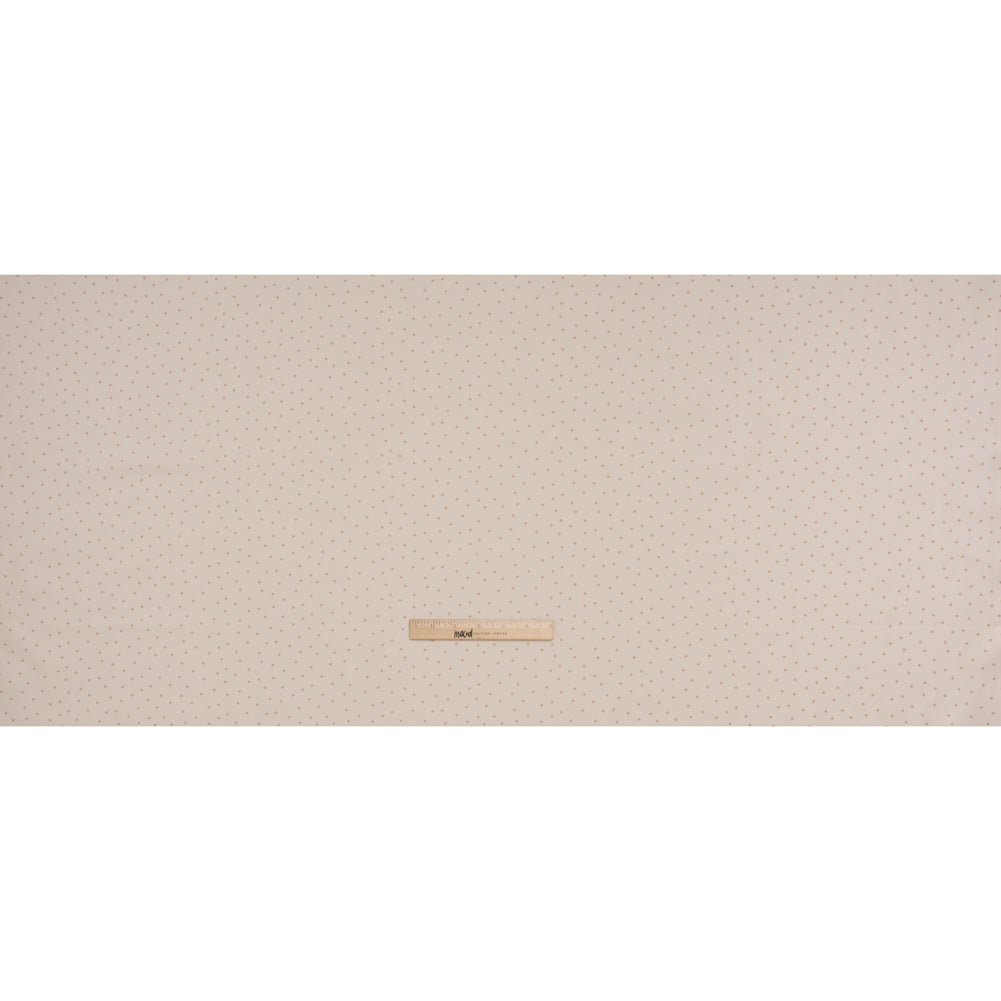 Printed Quilting Cotton by Ghazal Razavi for FIGO Studio - Cream Polka Dots - Nest Collection Printed Quilting Cotton by Ghazal Razavi for FIGO Studio - Cream Polka Dots - Nest Collection