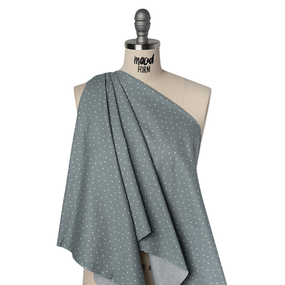 Printed Quilting Cotton by Ghazal Razavi for FIGO Studio - Pea Flower Polka Dots - Nest Collection Printed Quilting Cotton by Ghazal Razavi for FIGO Studio - Pea Flower Polka Dots - Nest Collection
