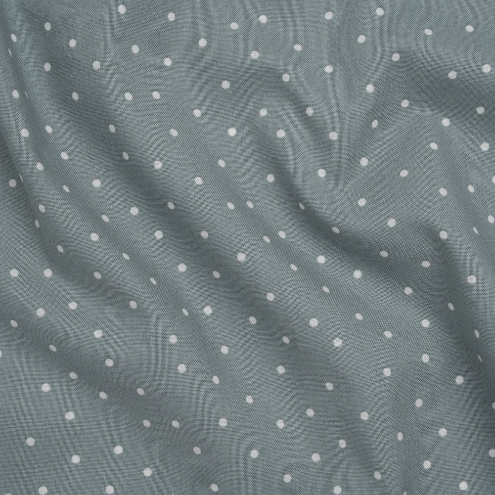 Printed Quilting Cotton by Ghazal Razavi for FIGO Studio - Pea Flower Polka Dots - Nest Collection Printed Quilting Cotton by Ghazal Razavi for FIGO Studio - Pea Flower Polka Dots - Nest Collection