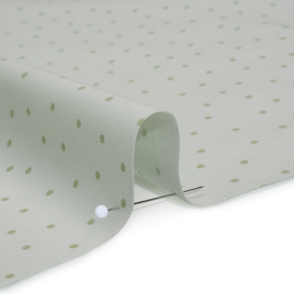 Printed Quilting Cotton by Ghazal Razavi for FIGO Studio - Key Lime Polka Dots - Nest Collection Printed Quilting Cotton by Ghazal Razavi for FIGO Studio - Key Lime Polka Dots - Nest Collection