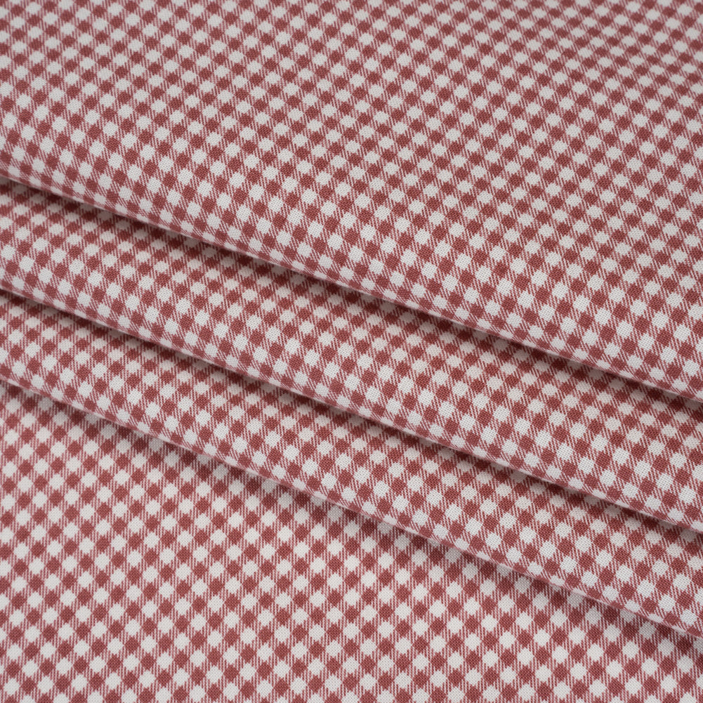 Printed Quilting Cotton by Ghazal Razavi for FIGO Studio - Paprika Checks - Nest Collection Printed Quilting Cotton by Ghazal Razavi for FIGO Studio - Paprika Checks - Nest Collection