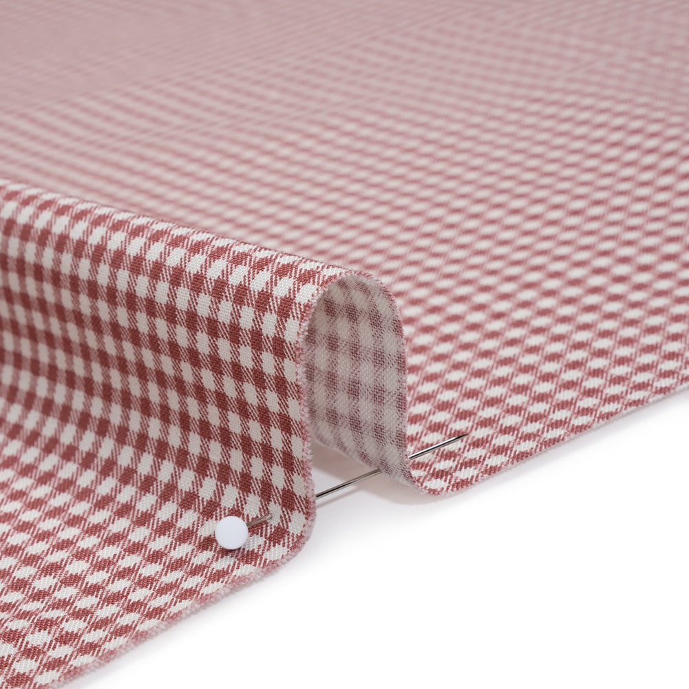 Printed Quilting Cotton by Ghazal Razavi for FIGO Studio - Paprika Checks - Nest Collection Printed Quilting Cotton by Ghazal Razavi for FIGO Studio - Paprika Checks - Nest Collection