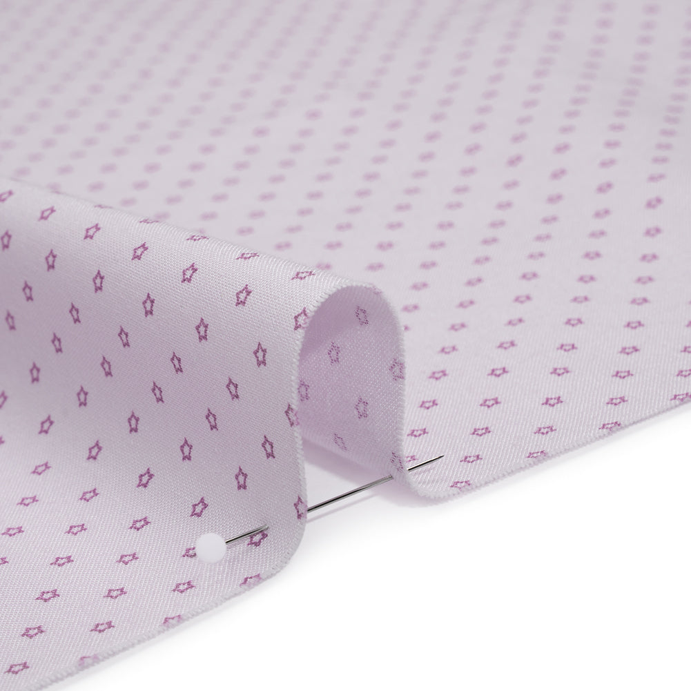 Printed Quilting Cotton by Ghazal Razavi for FIGO Studio - Lavender Stars - Nest Collection Printed Quilting Cotton by Ghazal Razavi for FIGO Studio - Lavender Stars - Nest Collection