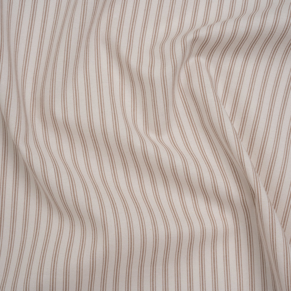 Printed Quilting Cotton by Ghazal Razavi for FIGO Studio - Oyster Stripes - Nest Collection Printed Quilting Cotton by Ghazal Razavi for FIGO Studio - Oyster Stripes - Nest Collection
