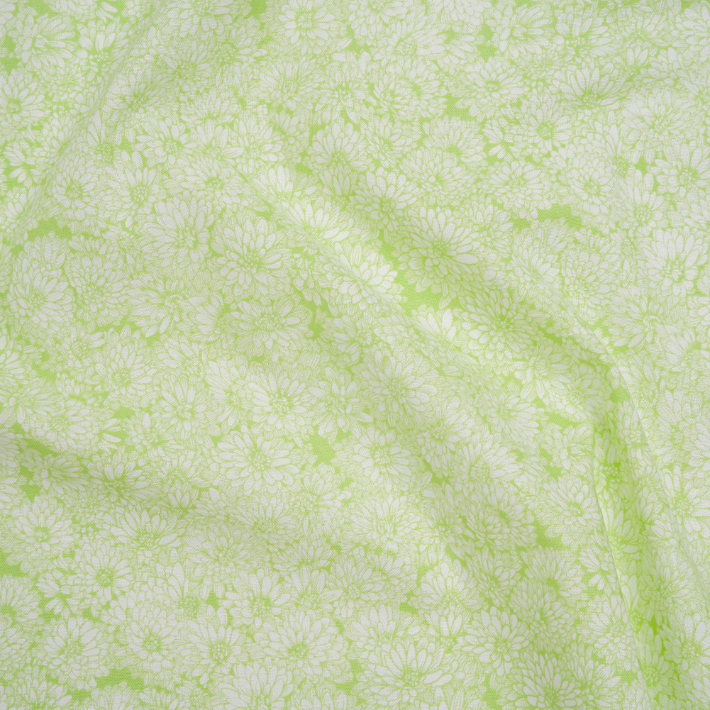 Printed Quilting Cotton by Anna Maria Textiles for Northcott - Spring Mums Floral - Indelible Soft Collection Printed Quilting Cotton by Anna Maria Textiles for Northcott - Spring Mums Floral - Indelible Soft Collection