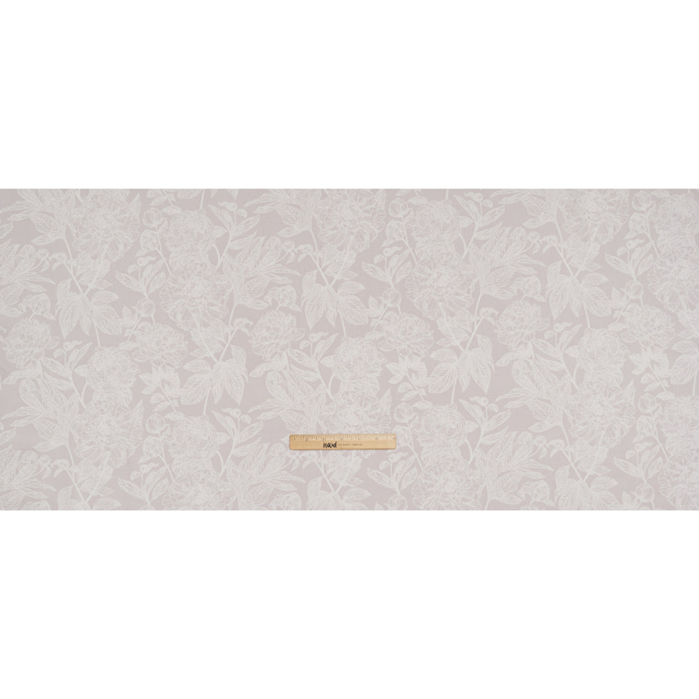Printed Quilting Cotton by Anna Maria Textiles for Northcott - Doe Peony Floral - Indelible Soft Collection Printed Quilting Cotton by Anna Maria Textiles for Northcott - Doe Peony Floral - Indelible Soft Collection
