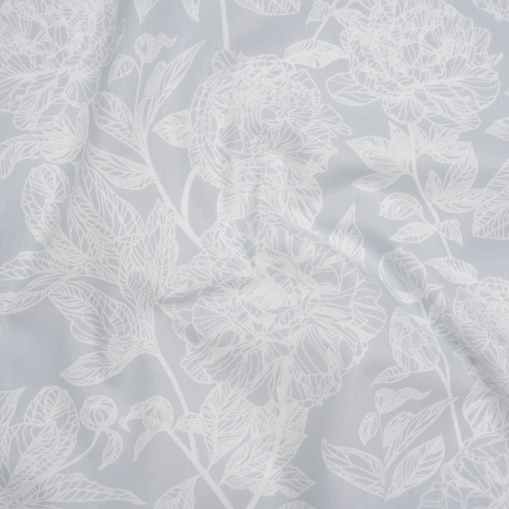 Printed Quilting Cotton by Anna Maria Textiles for Northcott - Wing Peony Floral - Indelible Soft Collection Printed Quilting Cotton by Anna Maria Textiles for Northcott - Wing Peony Floral - Indelible Soft Collection
