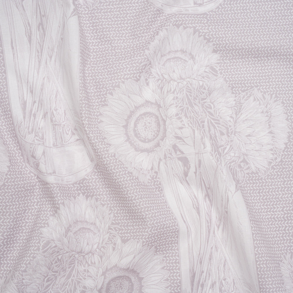 Printed Quilting Cotton by Anna Maria Textiles for Northcott - Breath Sunflowers Floral - Indelible Soft Collection Printed Quilting Cotton by Anna Maria Textiles for Northcott - Breath Sunflowers Floral - Indelible Soft Collection