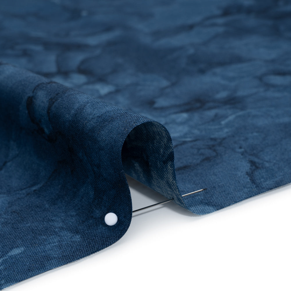 Printed Quilting Cotton by Northcott - Navy Abstract - Mirage Collection Printed Quilting Cotton by Northcott - Navy Abstract - Mirage Collection