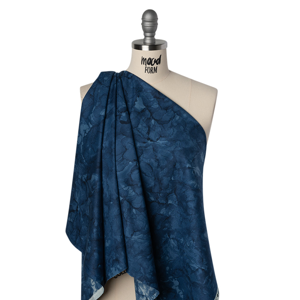 Printed Quilting Cotton by Northcott - Navy Abstract - Mirage Collection Printed Quilting Cotton by Northcott - Navy Abstract - Mirage Collection