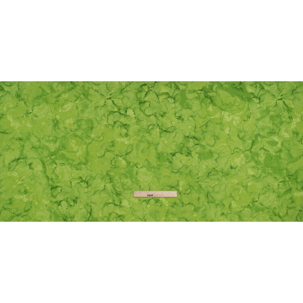 Printed Quilting Cotton by Northcott - Green Apple Abstract - Mirage Collection Printed Quilting Cotton by Northcott - Green Apple Abstract - Mirage Collection