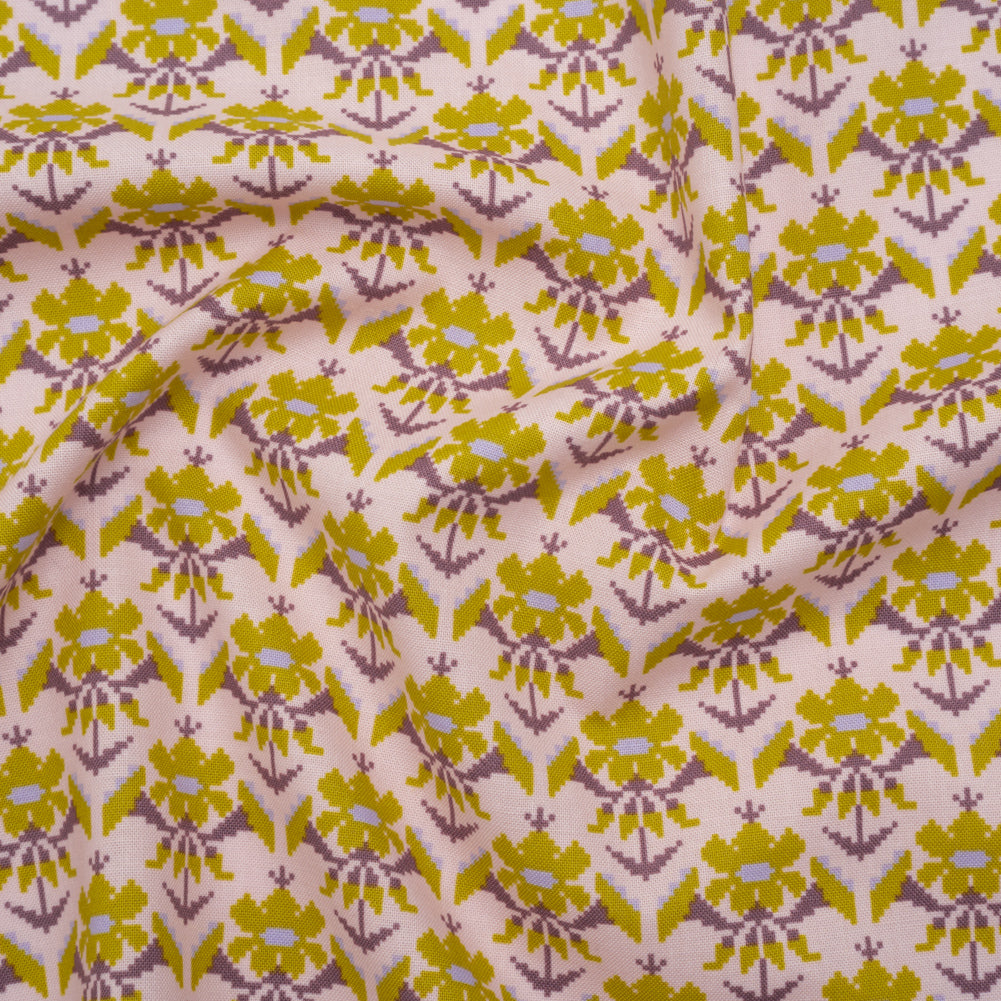Printed Quilting Cotton by Anna Maria Textiles for Northcott - Attic Posey Floral - Heiress Collection Printed Quilting Cotton by Anna Maria Textiles for Northcott - Attic Posey Floral - Heiress Collection