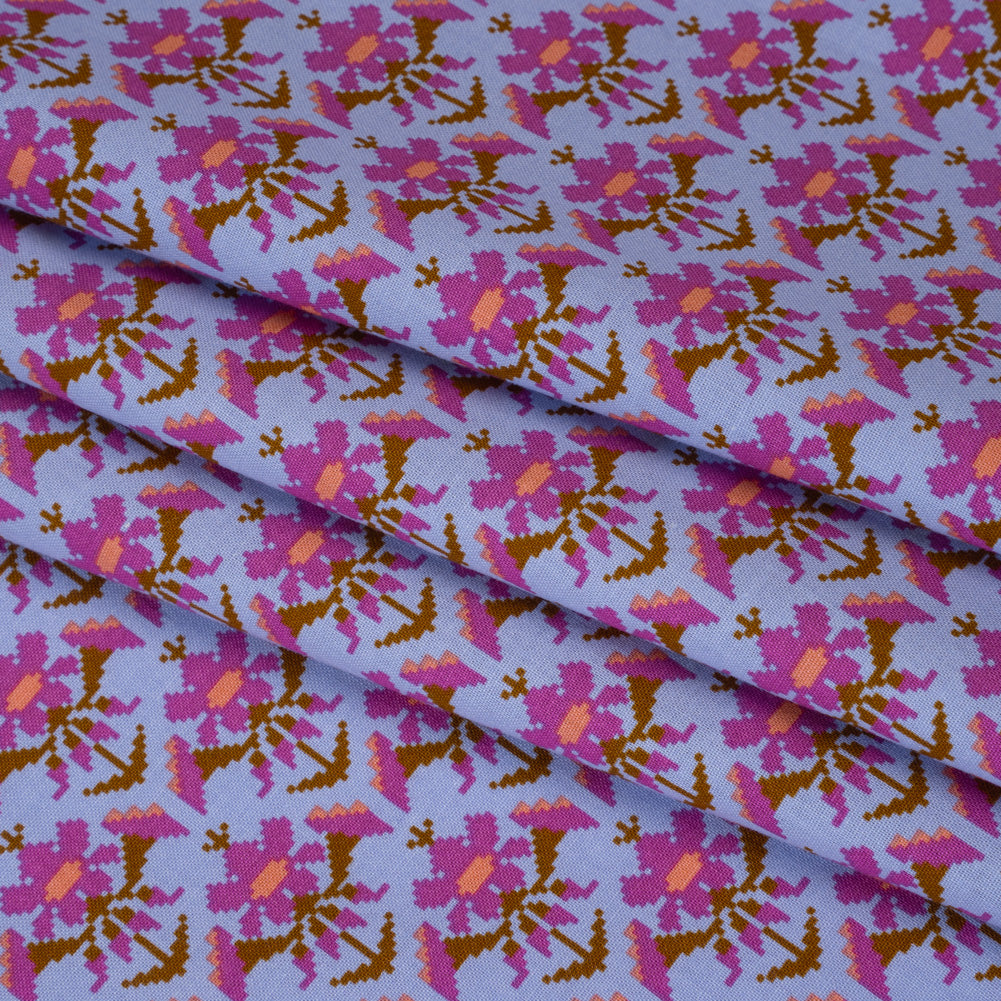 Printed Quilting Cotton by Anna Maria Textiles for Northcott - Glow Posey Floral - Heiress Collection Printed Quilting Cotton by Anna Maria Textiles for Northcott - Glow Posey Floral - Heiress Collection