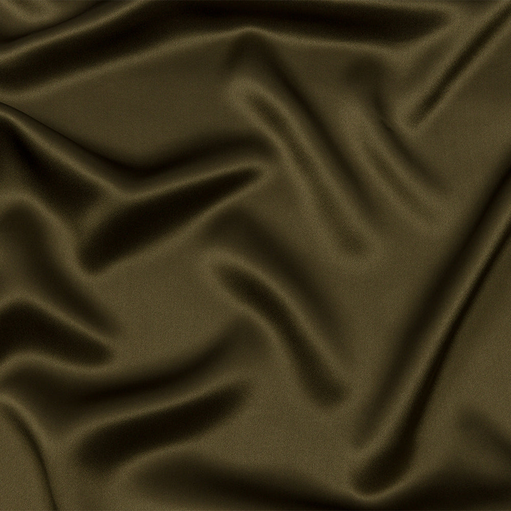 Silk Charmeuse 44" - Olive Green - Premium Collection Silk Charmeuse 44" - Olive Green - Premium Collection