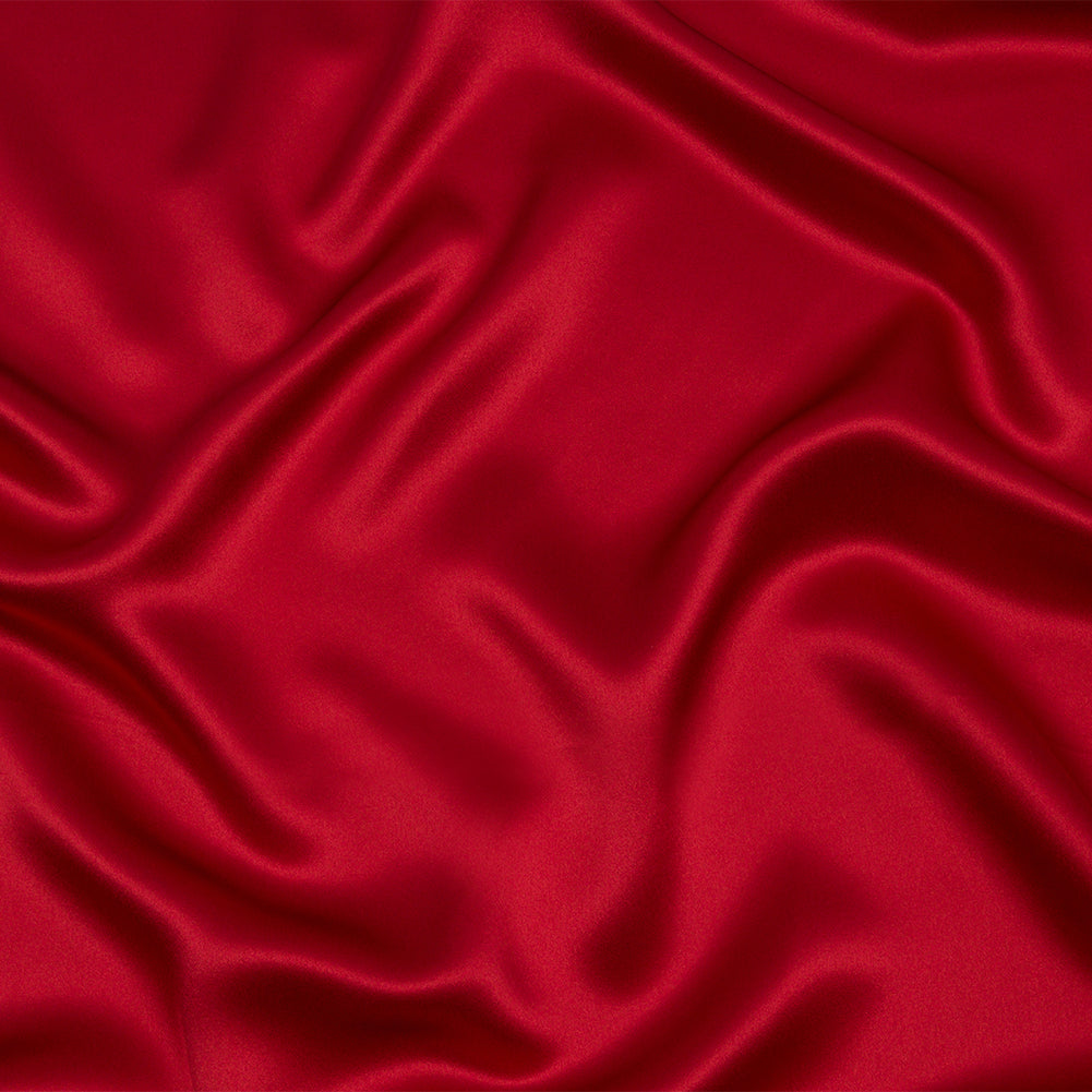 Silk Charmeuse 44" - Tango Red - Premium Collection Silk Charmeuse 44" - Tango Red - Premium Collection