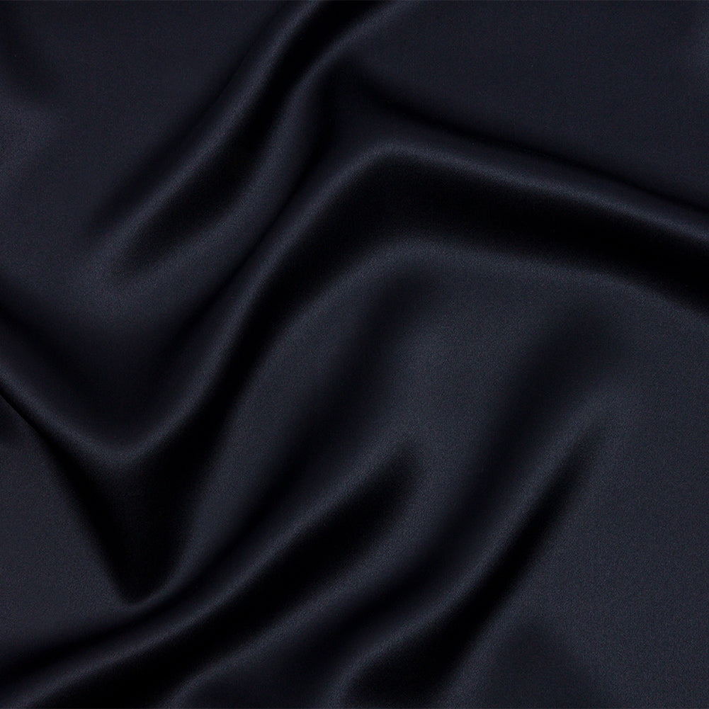 Silk Charmeuse 44" - Midnight - Premium Collection