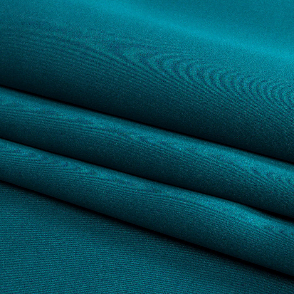 Silk Charmeuse 44" - Deep Teal - Premium Collection