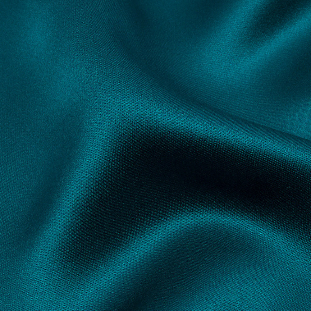 Silk Charmeuse 44" - Deep Teal - Premium Collection