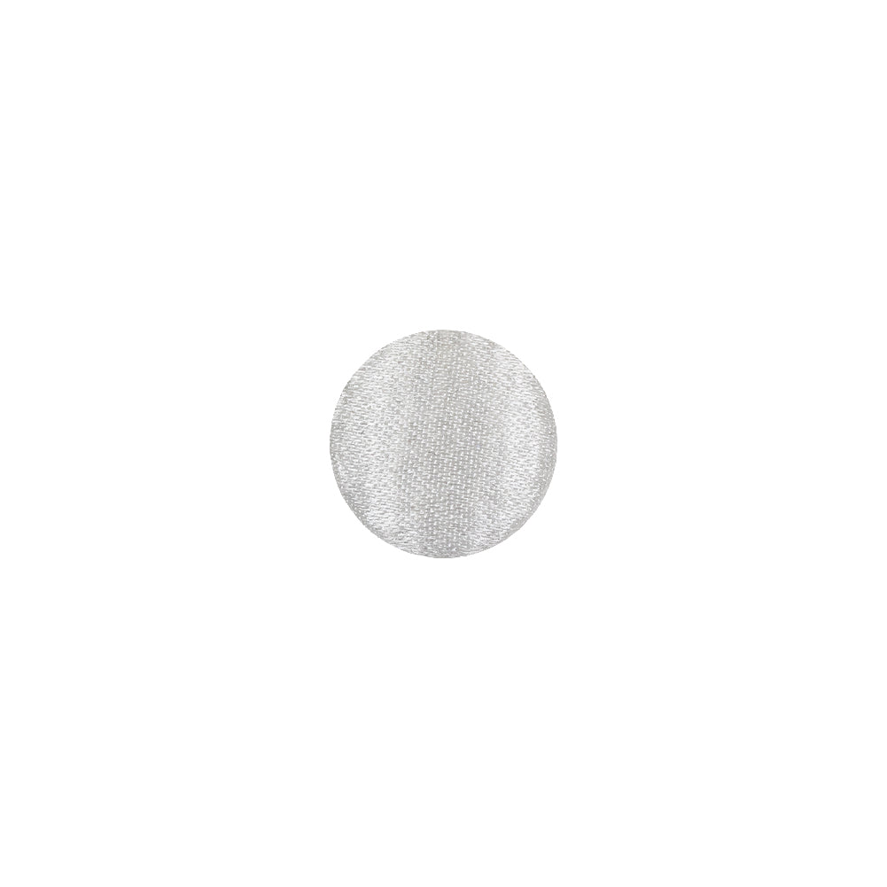 Mood Exclusive Whisper White Silk Covered Button - 16L/10mm Mood Exclusive Whisper White Silk Covered Button - 16L/10mm