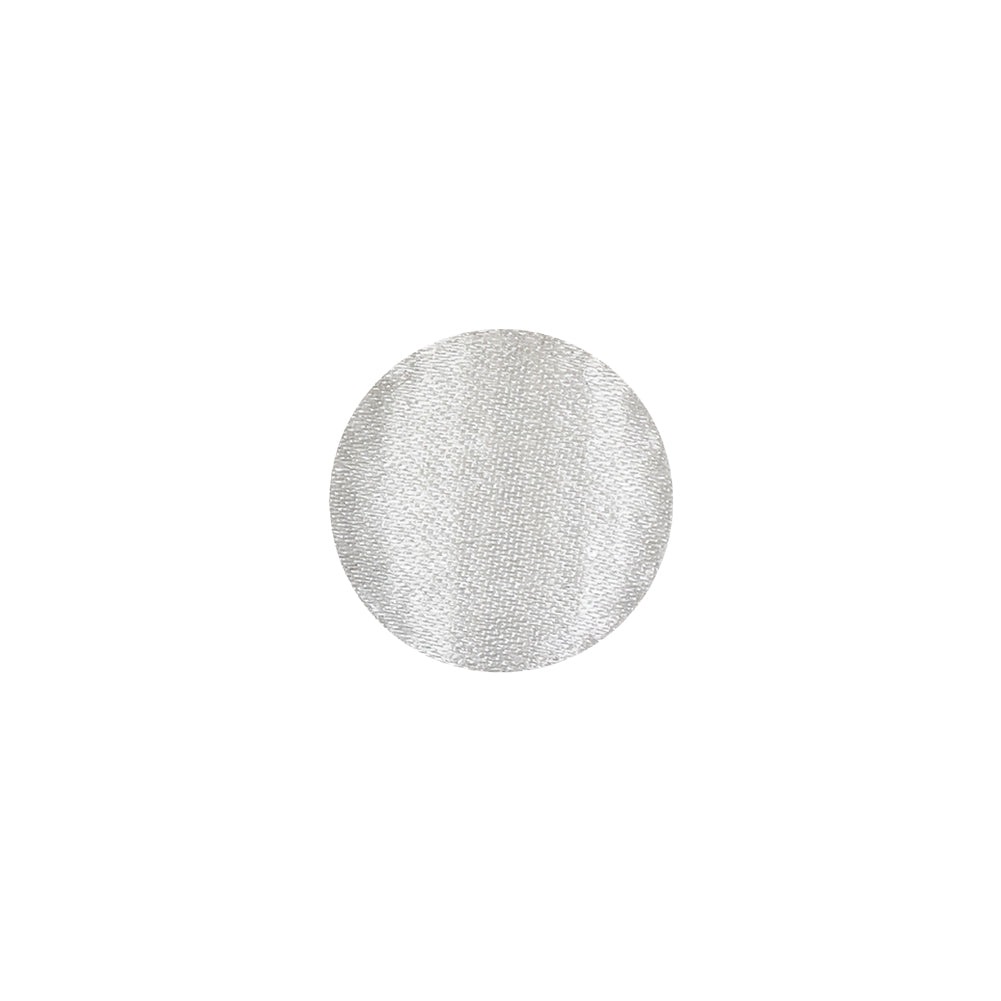Mood Exclusive Whisper White Silk Covered Button - 20L/12.5mm Mood Exclusive Whisper White Silk Covered Button - 20L/12.5mm