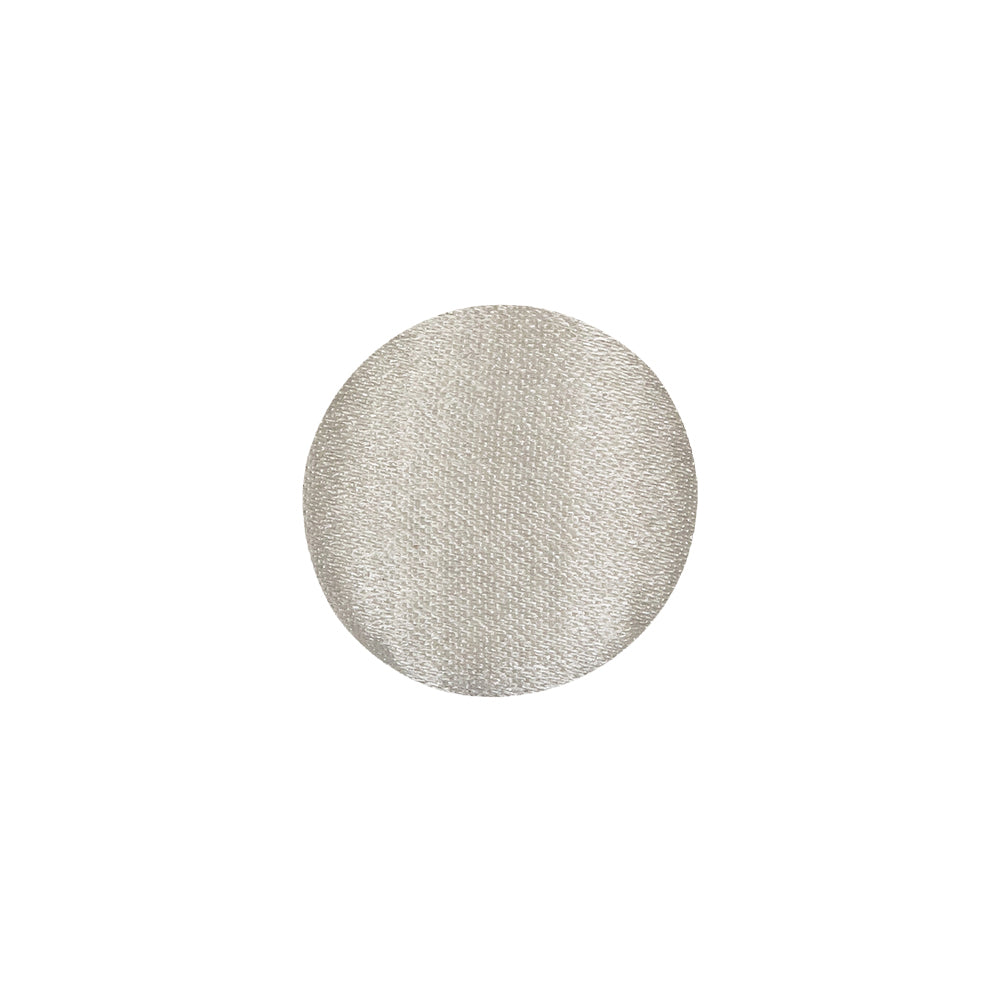 Mood Exclusive Antique White Silk Covered Button - 24L/15mm Mood Exclusive Antique White Silk Covered Button - 24L/15mm