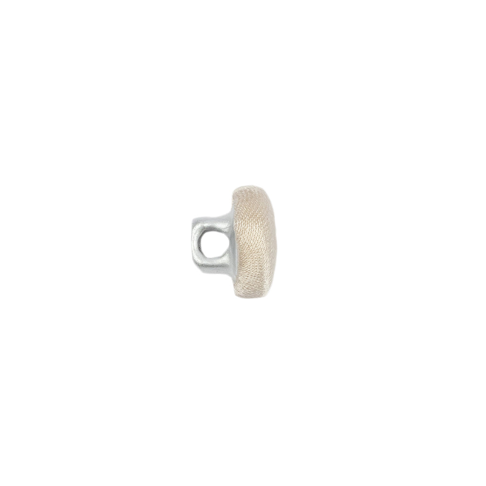 Mood Exclusive Tapioca Silk Covered Button - 16L/10mm Detail Mood Exclusive Tapioca Silk Covered Button - 16L/10mm Detail