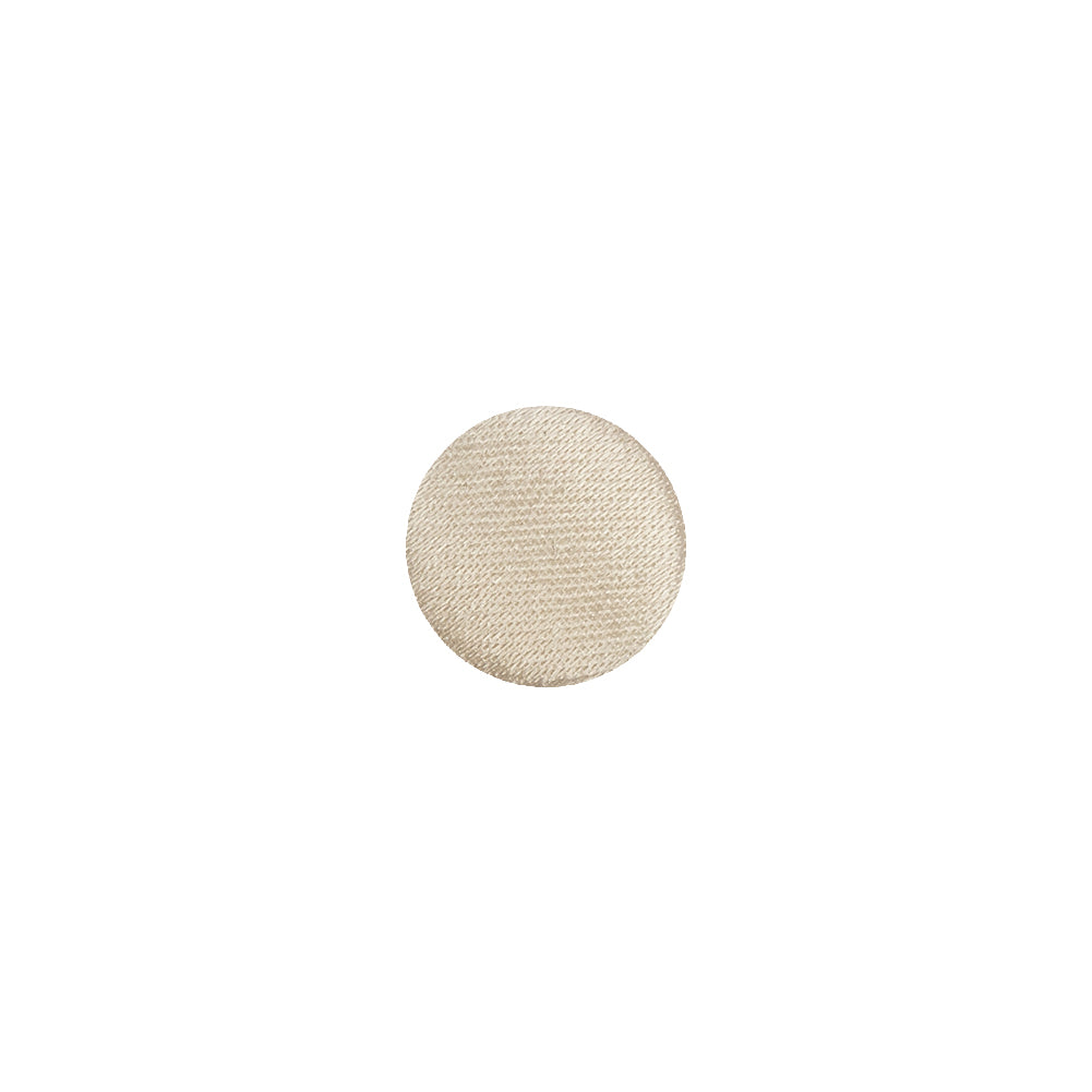 Mood Exclusive Tapioca Silk Covered Button - 16L/10mm Mood Exclusive Tapioca Silk Covered Button - 16L/10mm